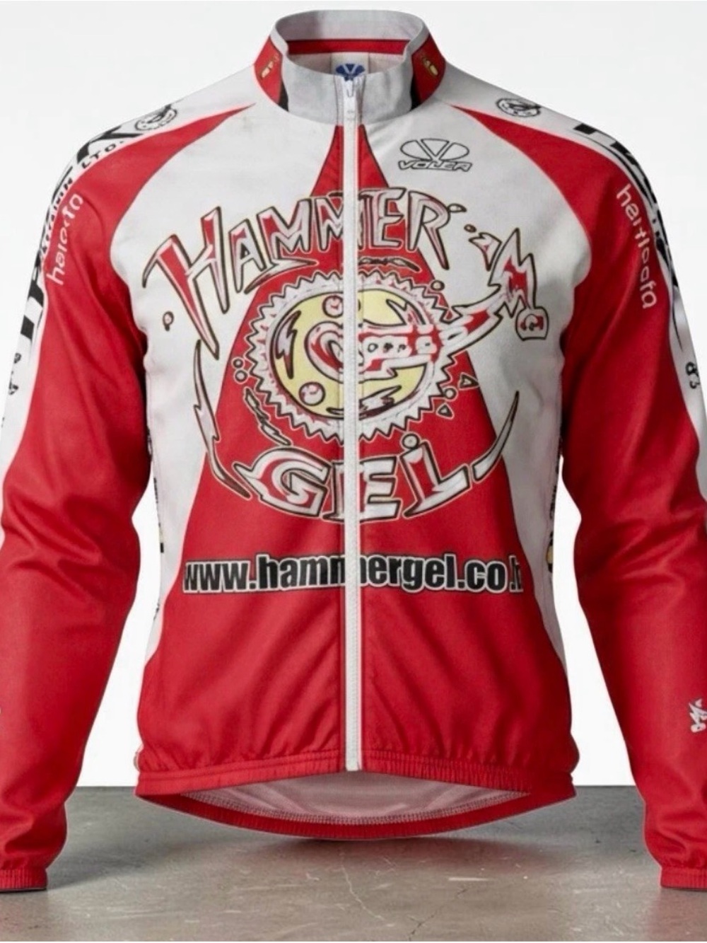 Vintage Voler Hammer Gel Cycling Wind Jacket Mens L